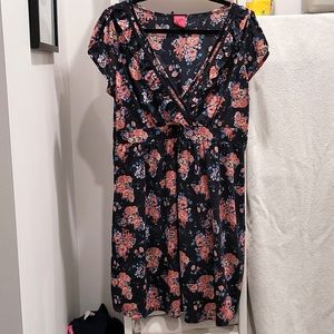G:21 Floral Capped Sleeve Dress